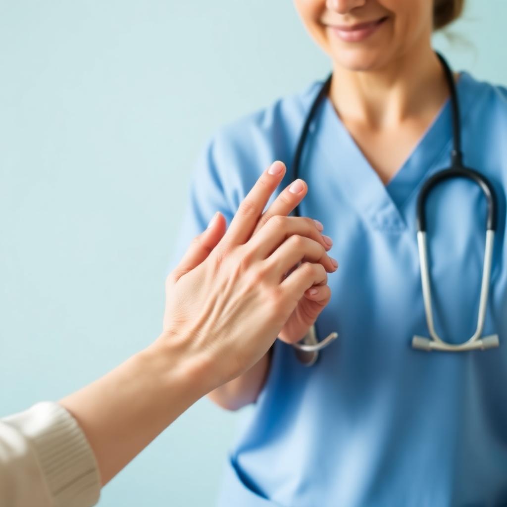 Caring nurse